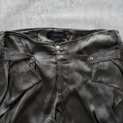 DIESEL SILK TROUSERS | O/S, Black