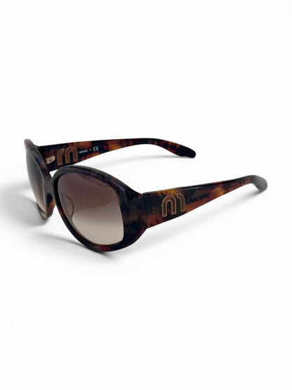 2000s Miu Miu ‘M’ Sunglasses | O/S, Brown