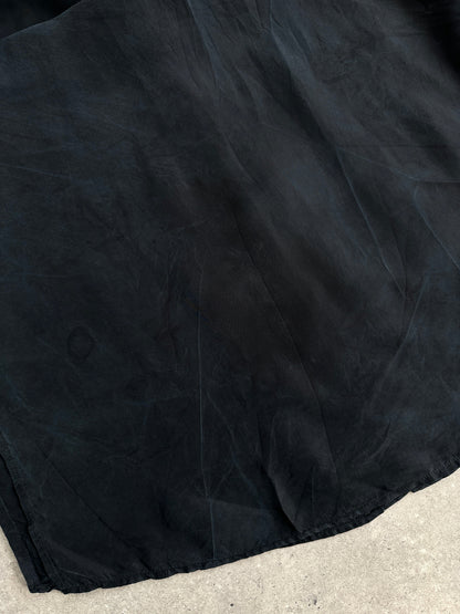 Vintage Pure Silk Short Sleeve Shirt - XL