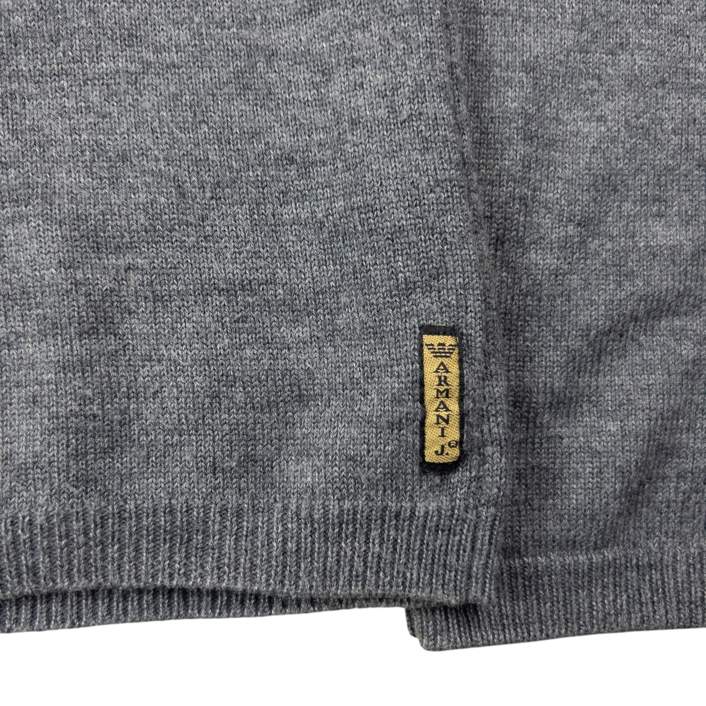 Vintage 2000s Armani Jeans Jumper Size M | Medium, Grey
