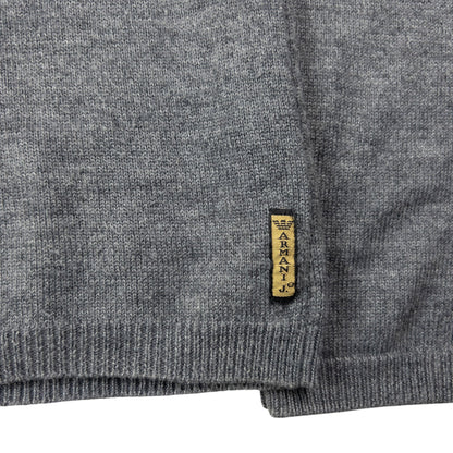 Vintage 2000s Armani Jeans Jumper Size M | Medium, Grey