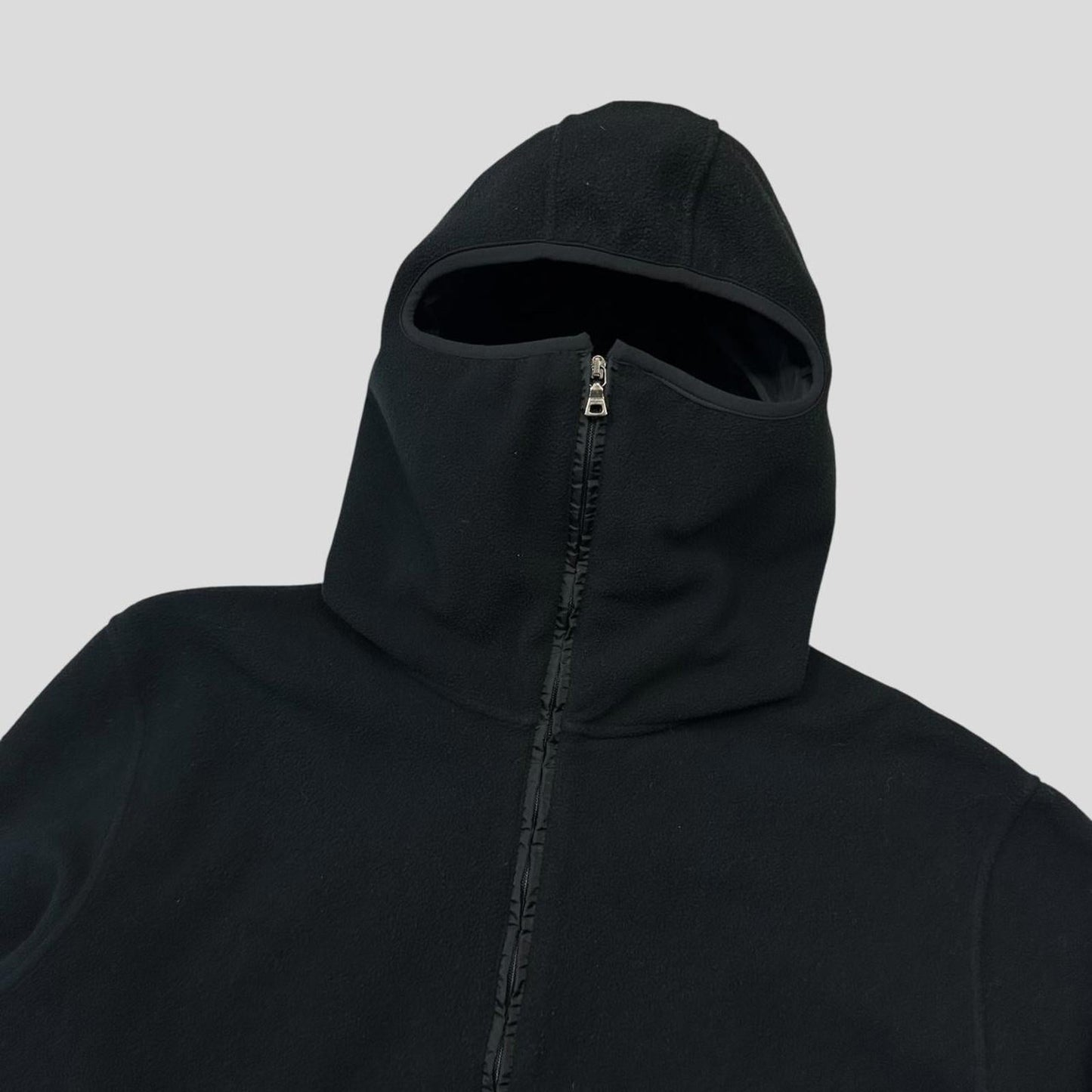 Prada Sport AW00 Balaclava Ninja Fleece Jacket - L | Default Title, Black