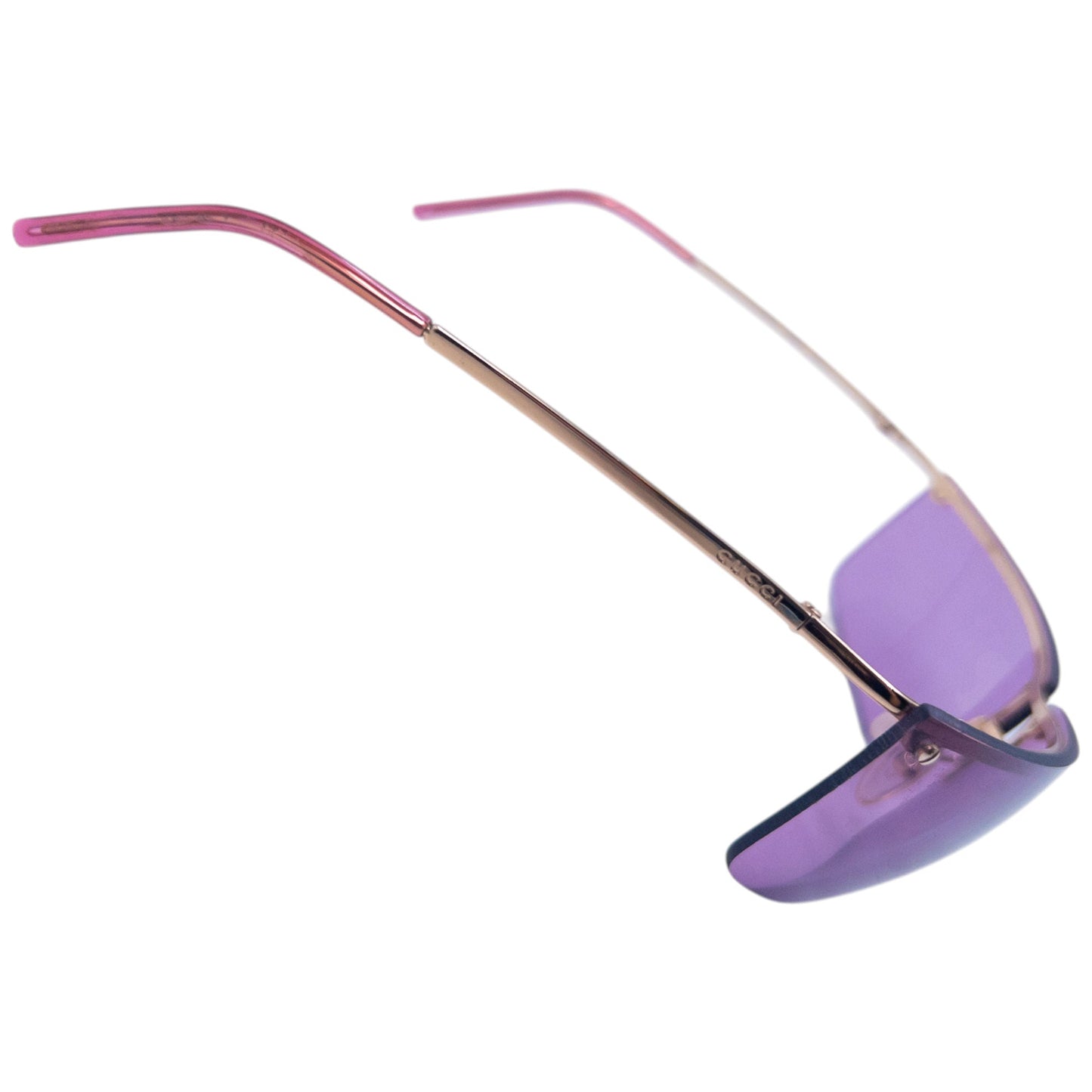 Vintage 90s Gucci By Tom Ford Rimless Sunglasses | O/S, Gold