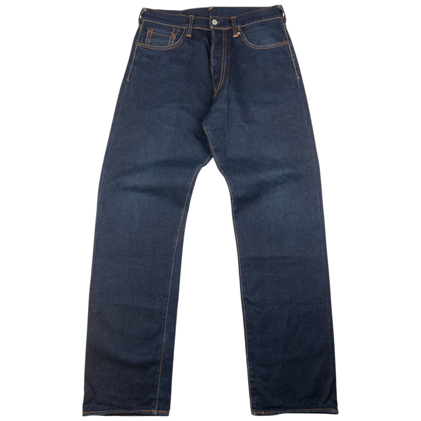 Vintage Evisu Embroidered Polka Dot Daicock Japanese Denim Jeans Size W33