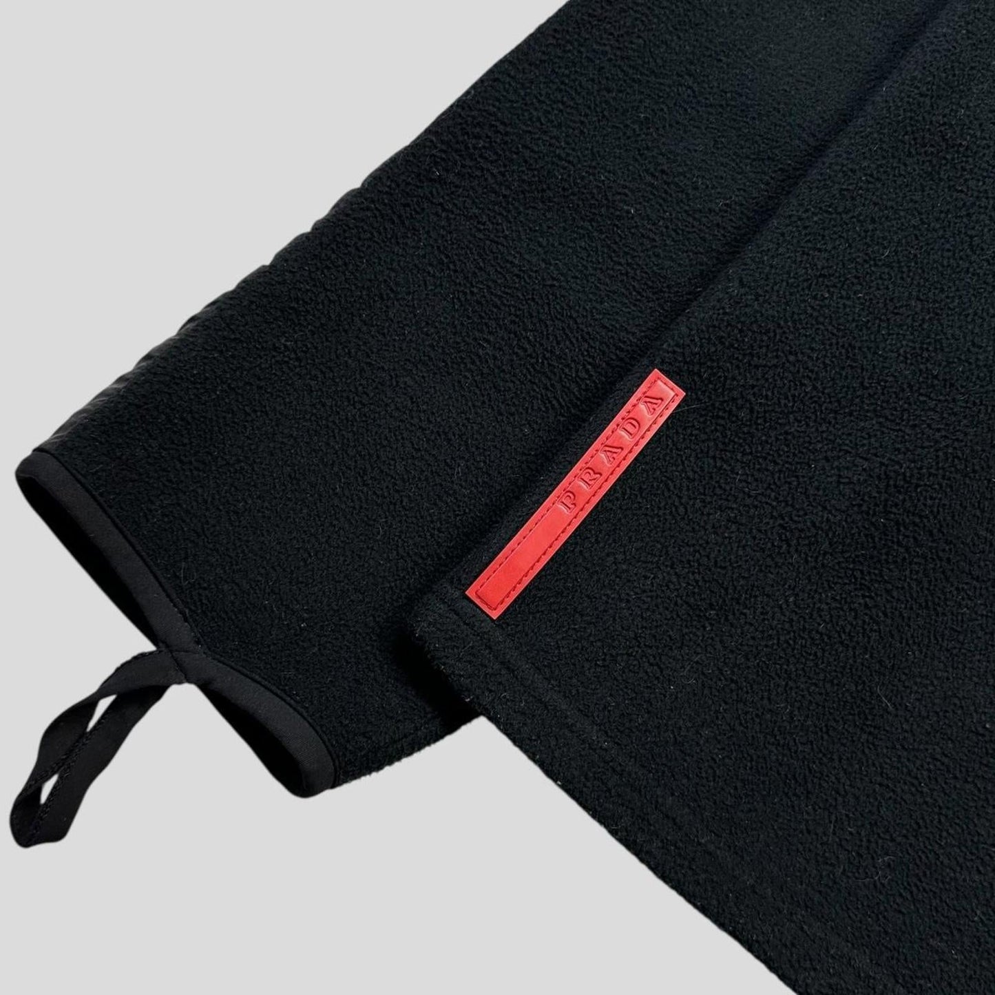 Prada Sport AW00 Balaclava Ninja Fleece Jacket - L | Default Title, Black