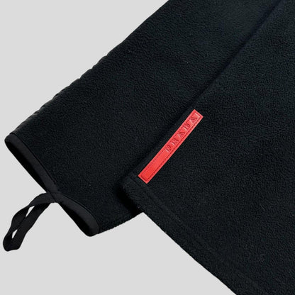 Prada Sport AW00 Balaclava Ninja Fleece Jacket - L | Default Title, Black