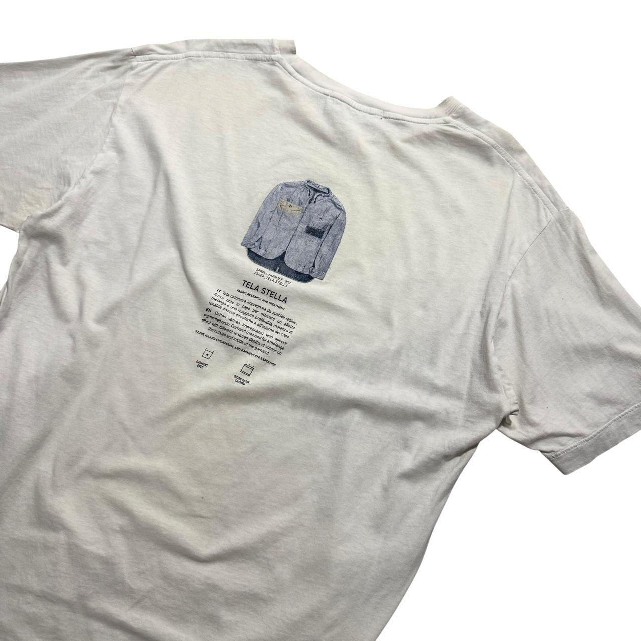 Stone Island Archivo Tela Stella T-Shirt | Large, Off-White