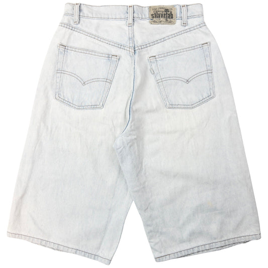 Vintage Levi's Silver Tab Baggy Denim Shorts Size W28