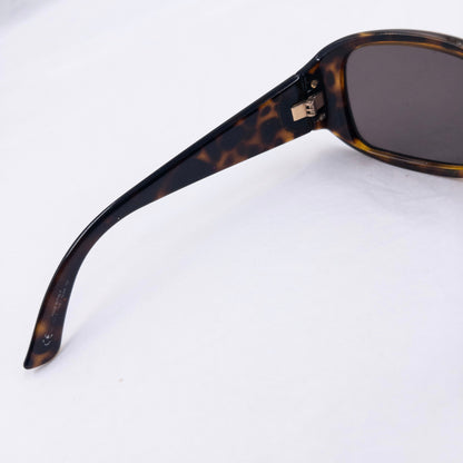 Vintage 2000s Gucci Tortoise Shell Crest Sunglasses | O/S, Brown