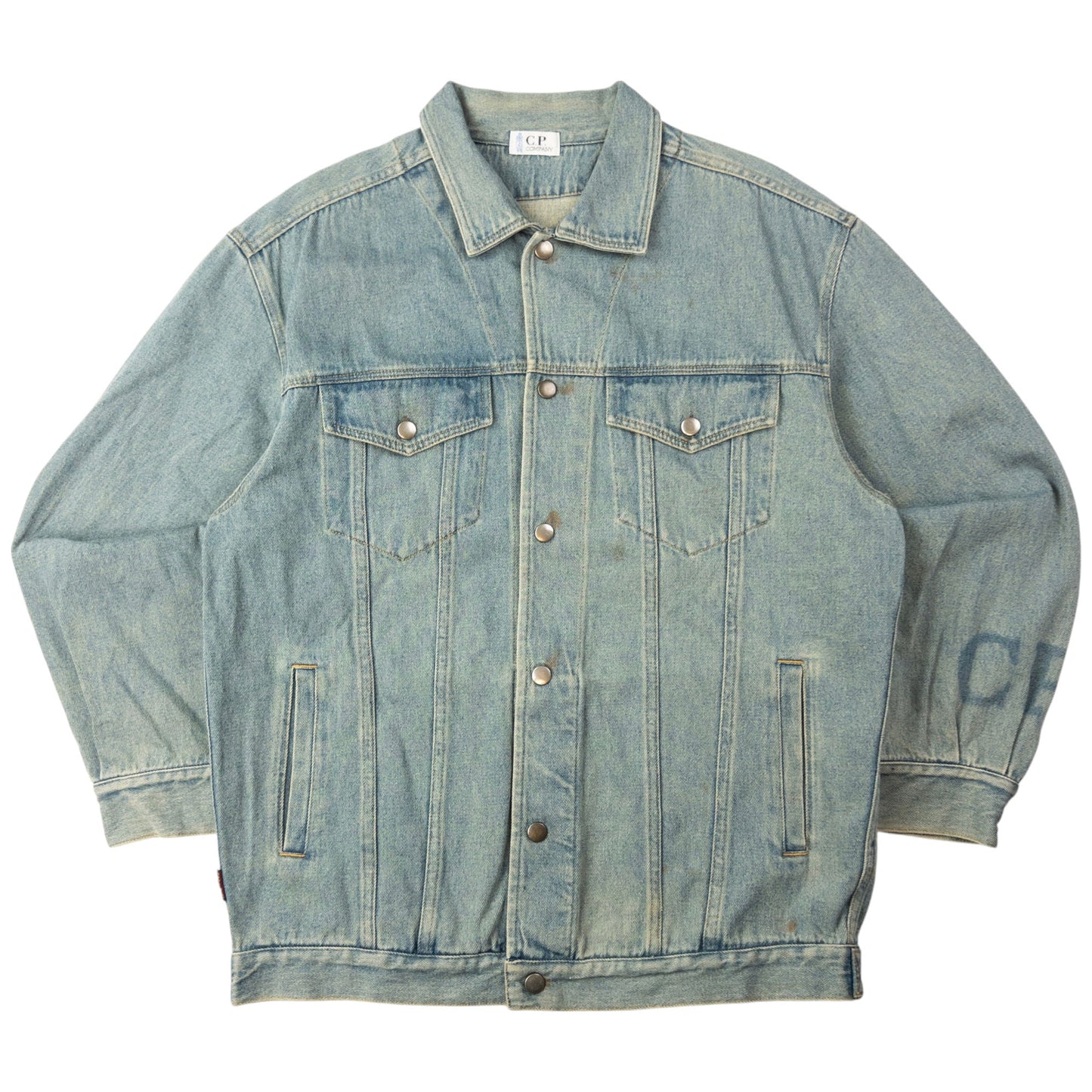 Vintage CP Company Button Up Denim Jacket Size M