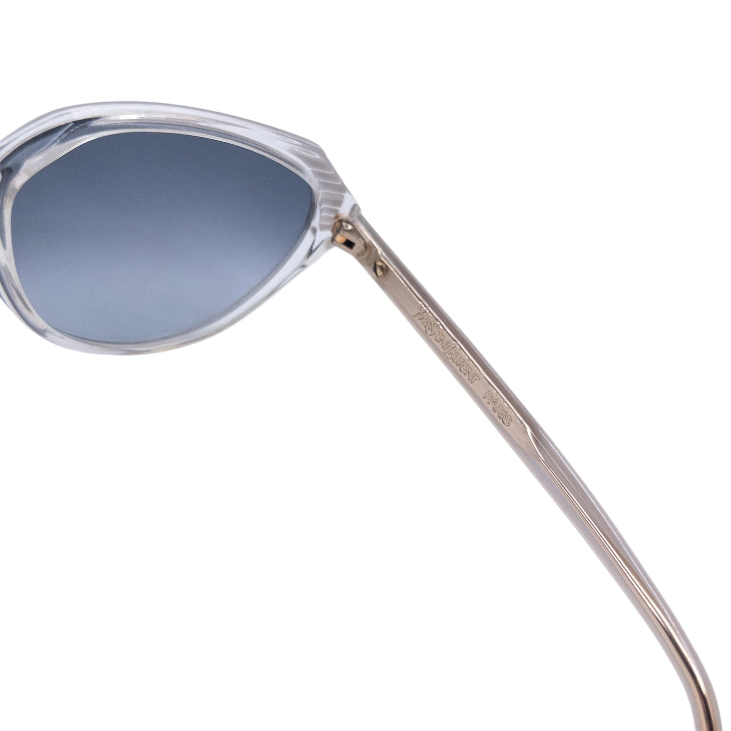 Vintage 90s YSL Yves Saint Laurent Embossed Sunglasses | O/S, Blue
