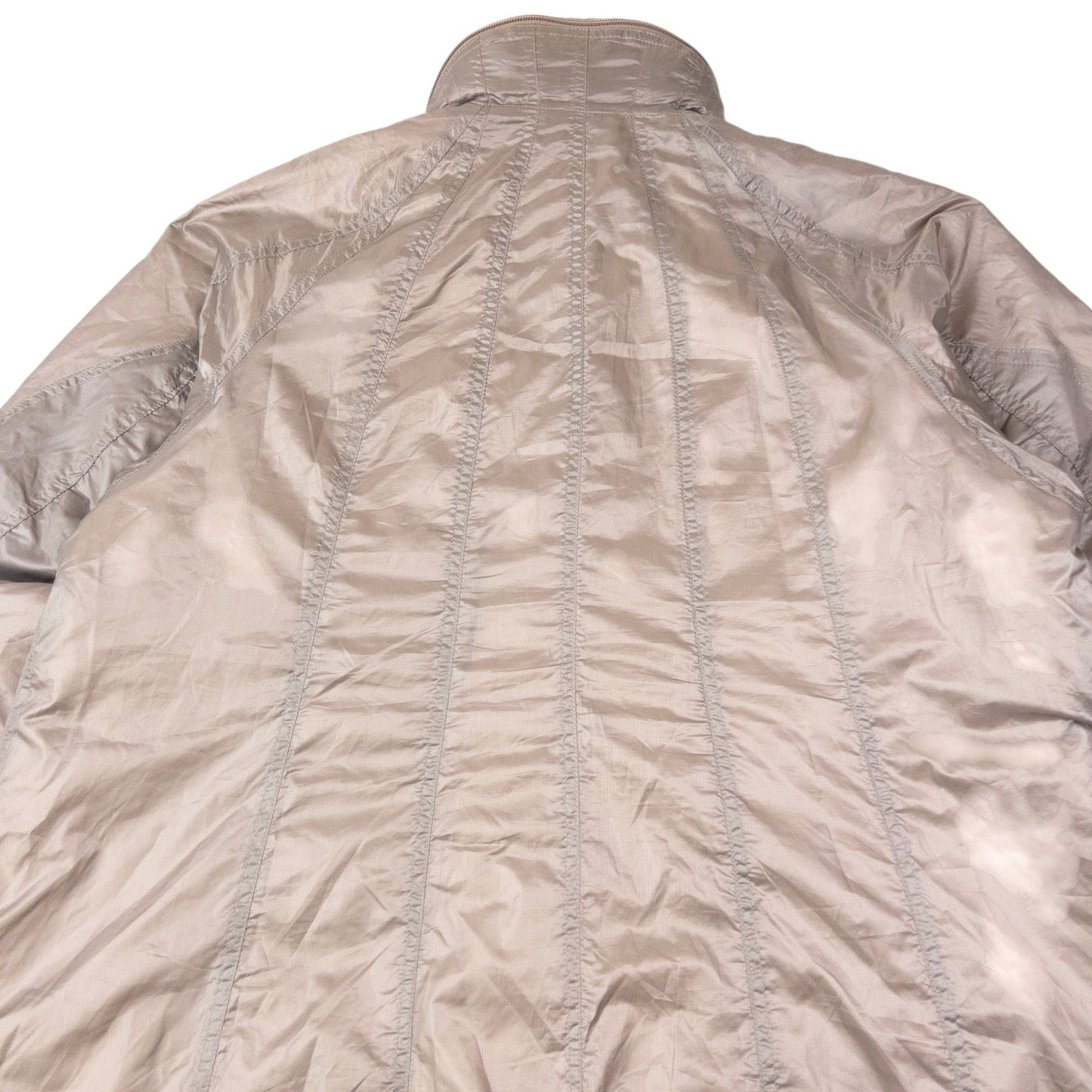 Vintage 2000s Issey Miyake Parachute Zip Up Rain Jacket Size L | Large, Grey