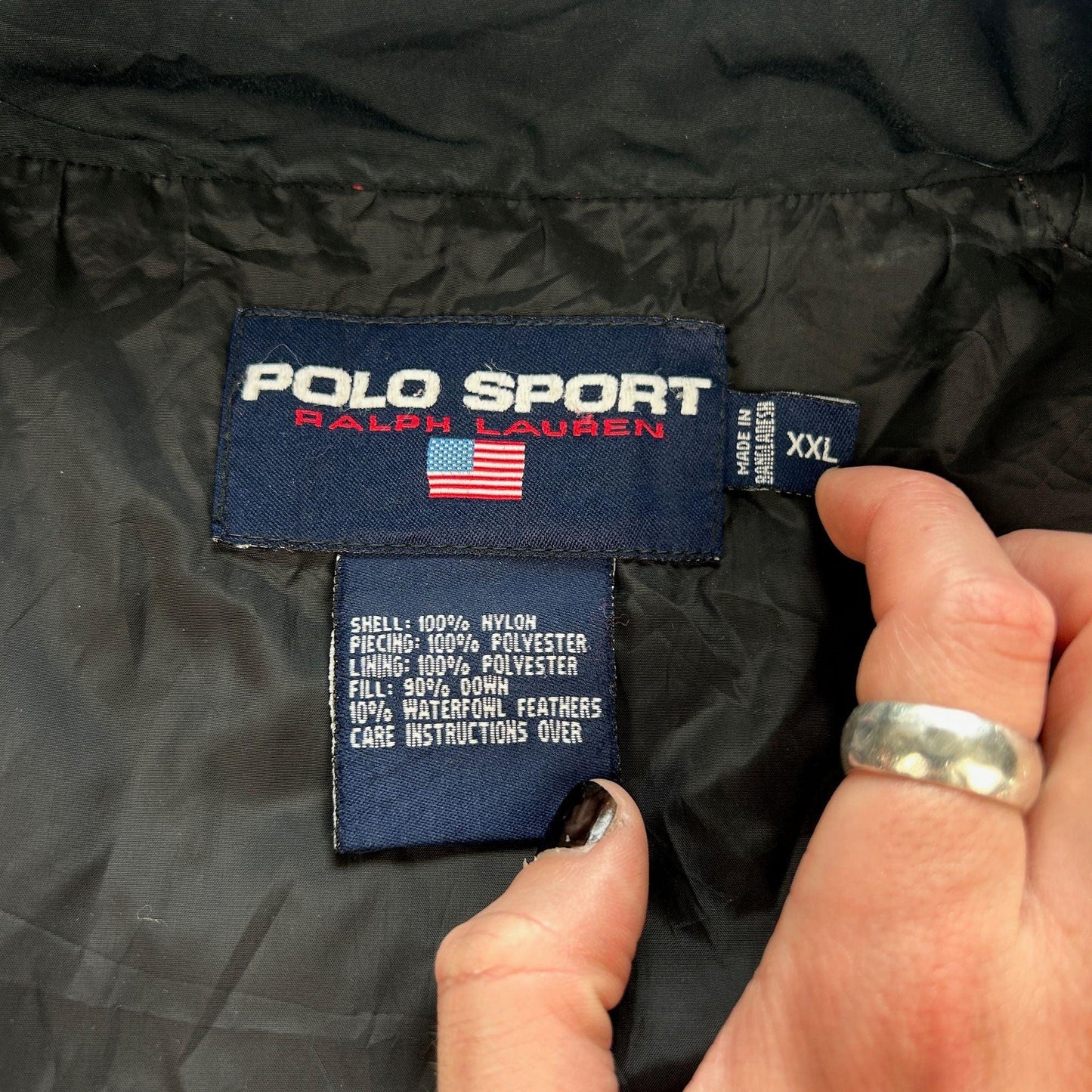 Vintage Polo Sport Ralph Lauren Puffer Jacket Size XXL - Known Source