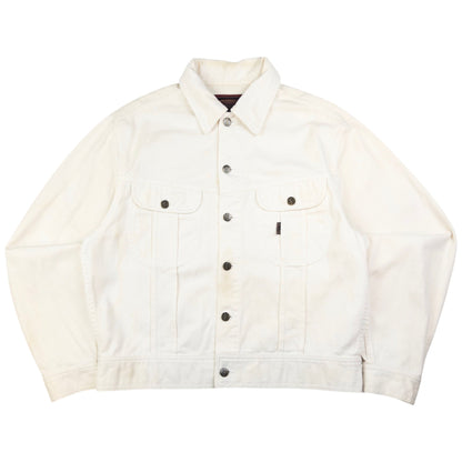 Vintage YSL Yves Saint Laurent Button Up Denim Jacket Size S