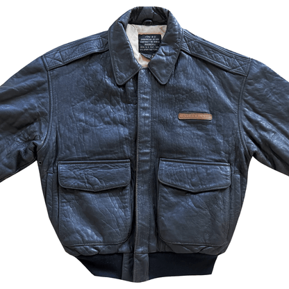 Avirex 'Honolulu Lu-Lu' 90's A2 Leather Flight Jacket - XS | XS / S, Red
