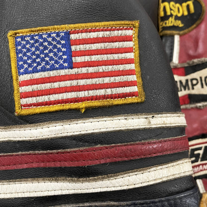 Vanson Leathers One Star Motorcycle Racer Jacket - S | Small, Red