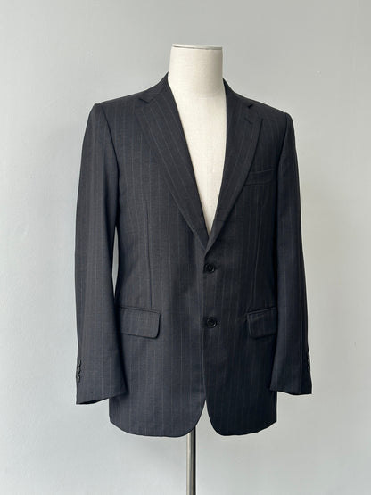 Loro Piana x Confitri Couture 1990S Pure Wool Striped Blazer - 38R