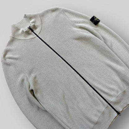 Stone Island AW/22 Zip Up Ribbed Knit L