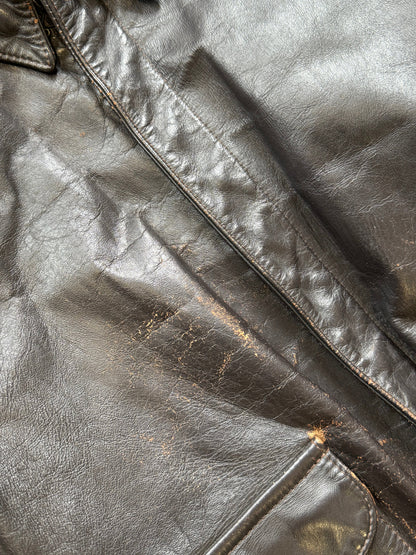 1970's Avirex Type A-2 Leather Pilot Jacket 40 | Default Title, Brown