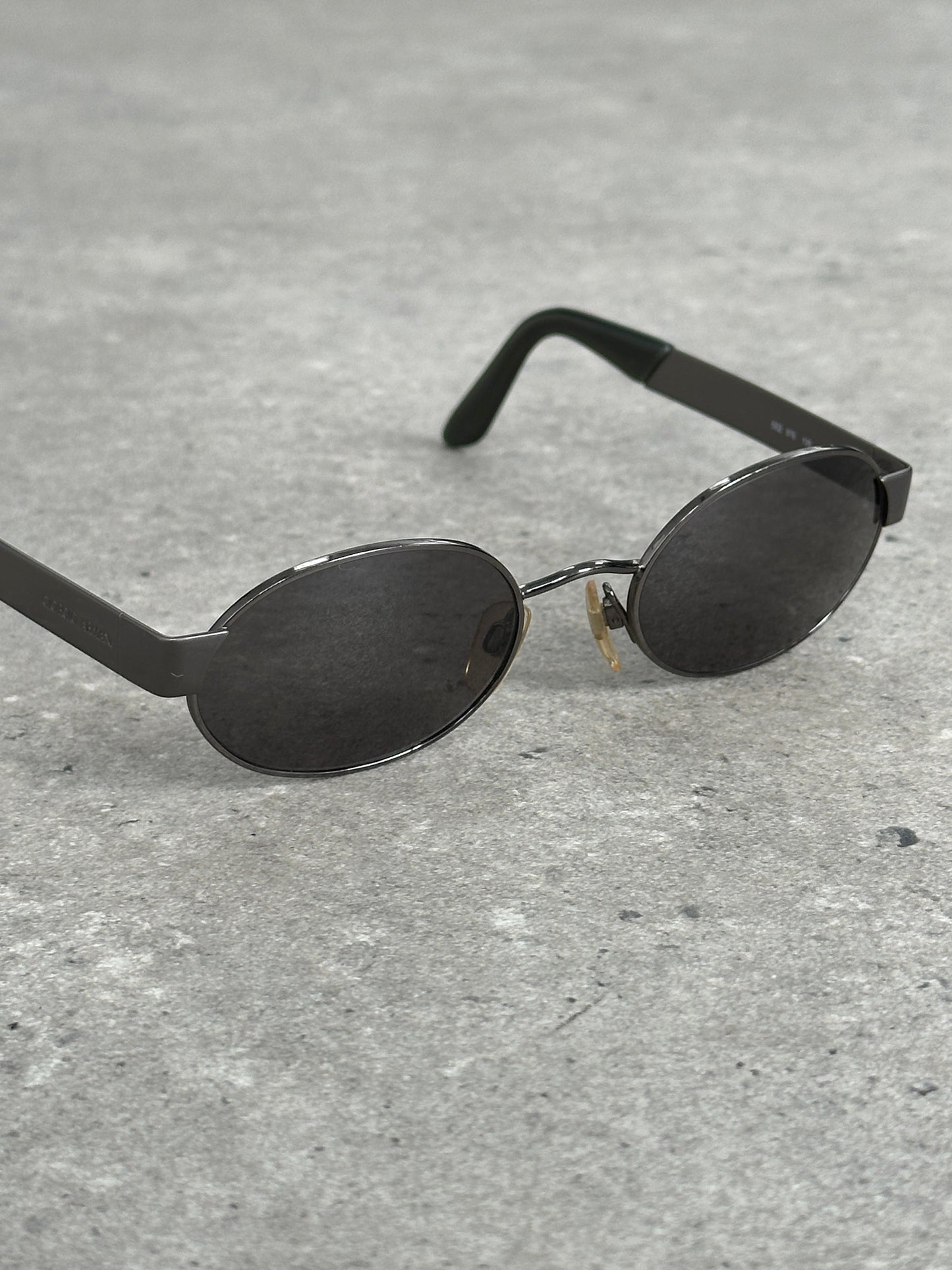 Giorgio Armani 1990s Oval Logo Sunglasses
