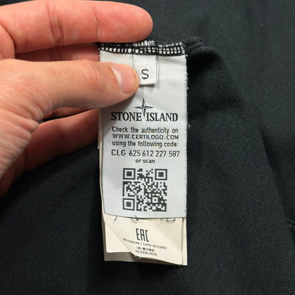 Stone Island FW18 Reflective Crewneck T-shirt - S (M) | Black