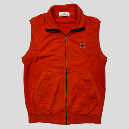 Stone Island Compass Cotton Gilet - M | Orange