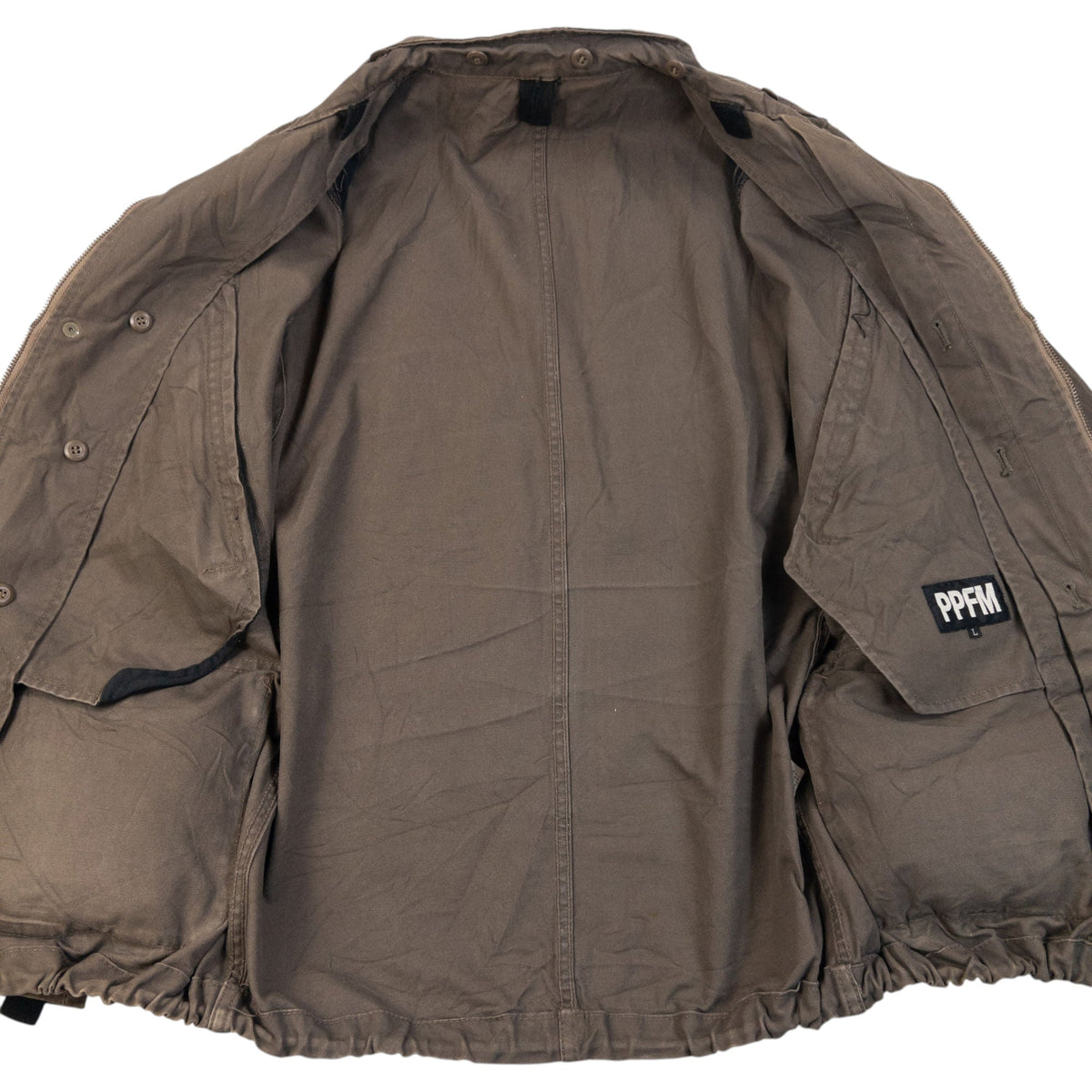 Vintage 2000s PPFM Zip Up Jacket Size M | Medium, Brown