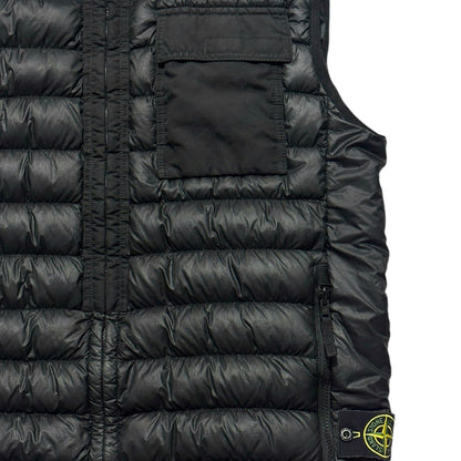 Stone Island Garment Dyed Micro Yarn Down Gilet Body Warmer