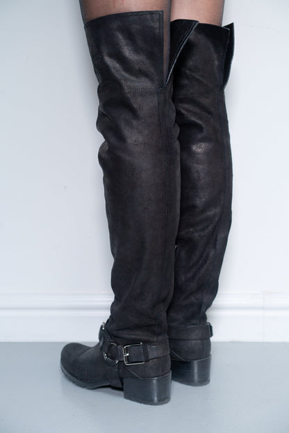 DIOR RIDING BOOTS (EU 37) | DEFAULT TITLE, Black