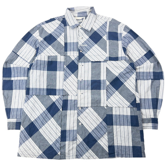 Vintage 90s Hai Sporting Gear By Issey Miyake Long Sleeve Button Up Shirt Size M | Medium, Multicoloured