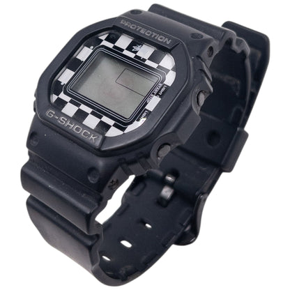 Vintage 2014 Stussy X Casio G-Shock DW-5600VT Checker Watch | O/S, Black