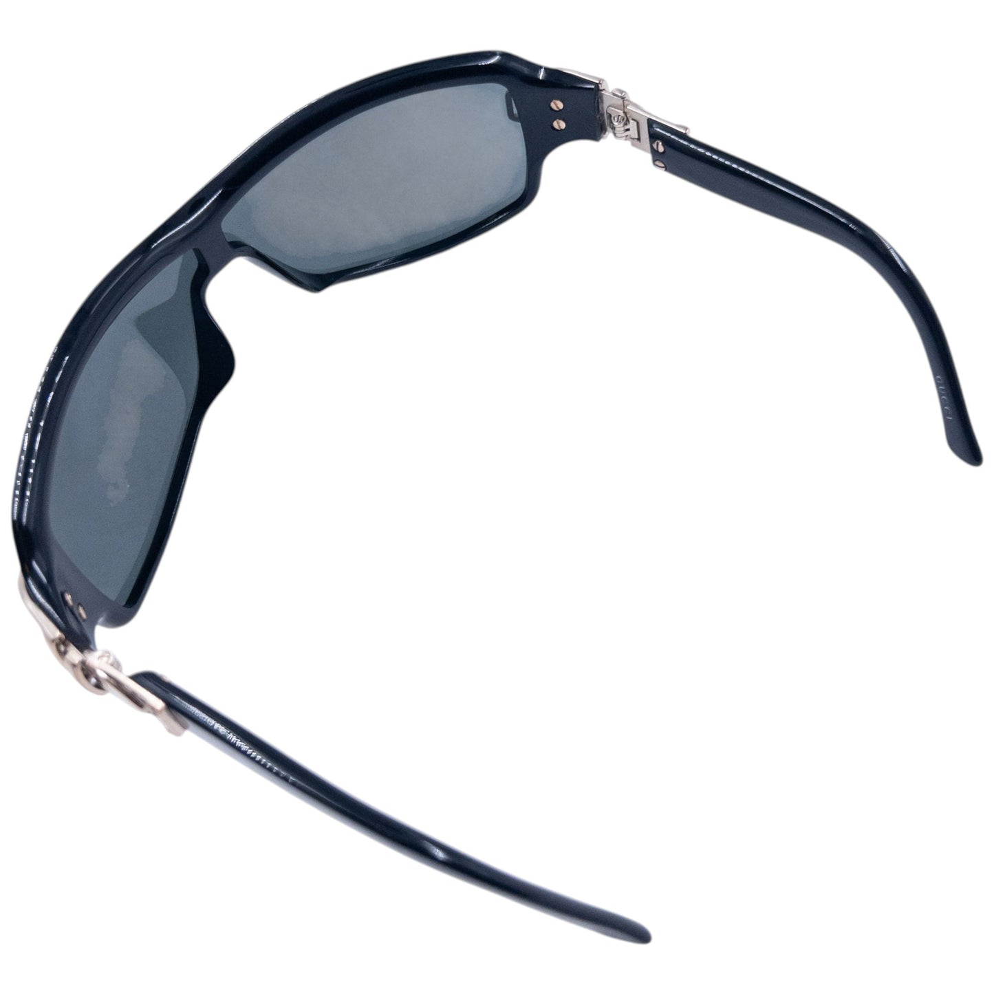 Vintage 2000s Gucci Buckle Sunglasses | O/S, Black