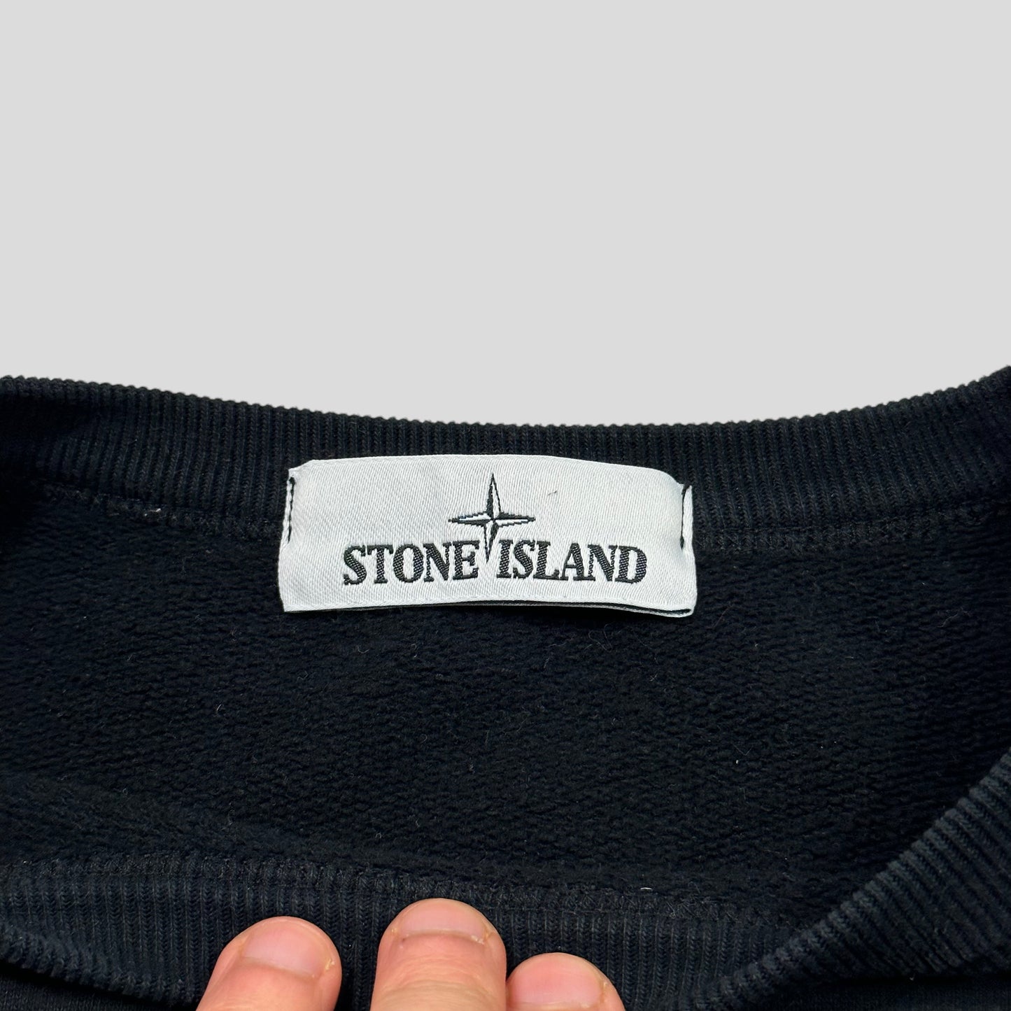 Stone Island Black Winter Crewneck - XXL/3XL