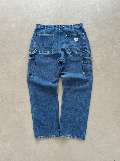 Carhartt Double Knee Jeans - 34 x 30 | W34, Red