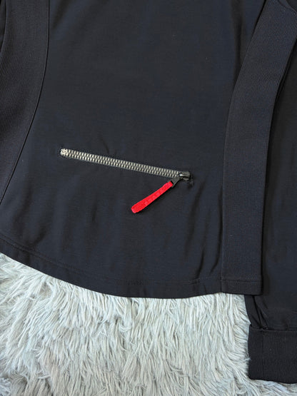 Prada Sport AW00 Nylon Stretch Contrast Seam Stash Pullover - XS/S | O/S, Multicoloured