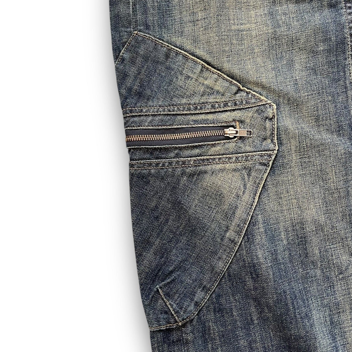 Armani Cargo Denim Jeans (34) | Default Title, Blue