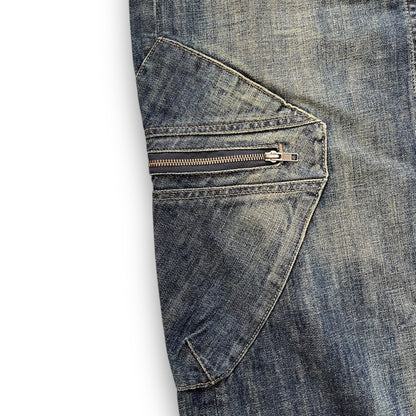 Armani Cargo Denim Jeans (34) | Default Title, Blue