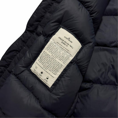 Stone Island Opaque Twill Down Jacket | Large, Dark Blue