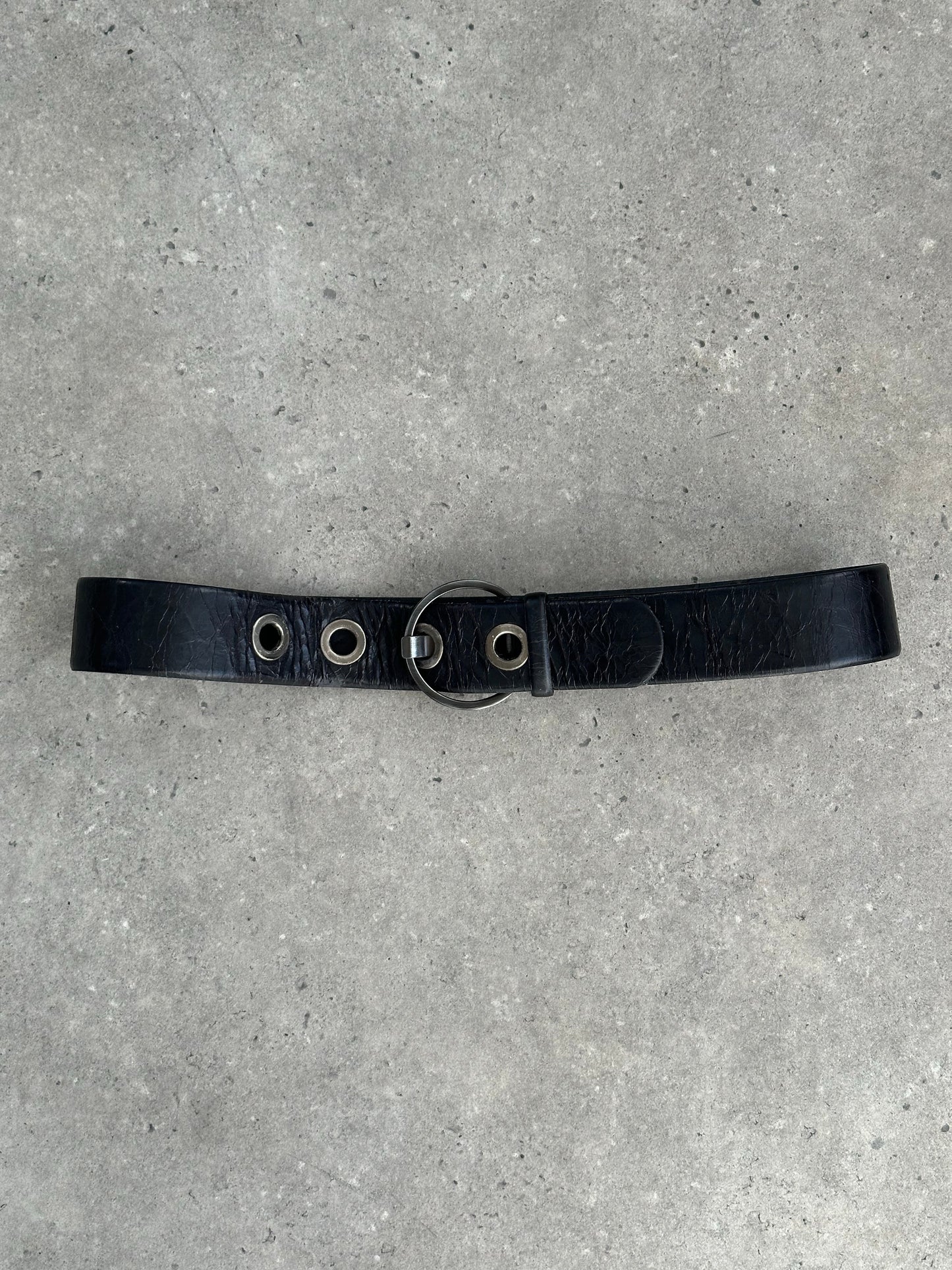 Vintage 1990s Leather Aged Belt - W32-37