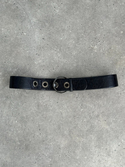 Vintage 1990s Leather Aged Belt - W32-37