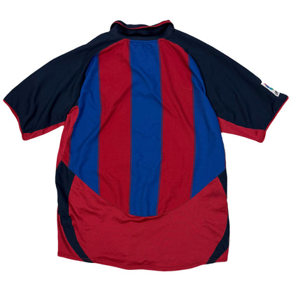 Nike Barcelona 2003/04 Shirt (L) | Red, Red, Blue