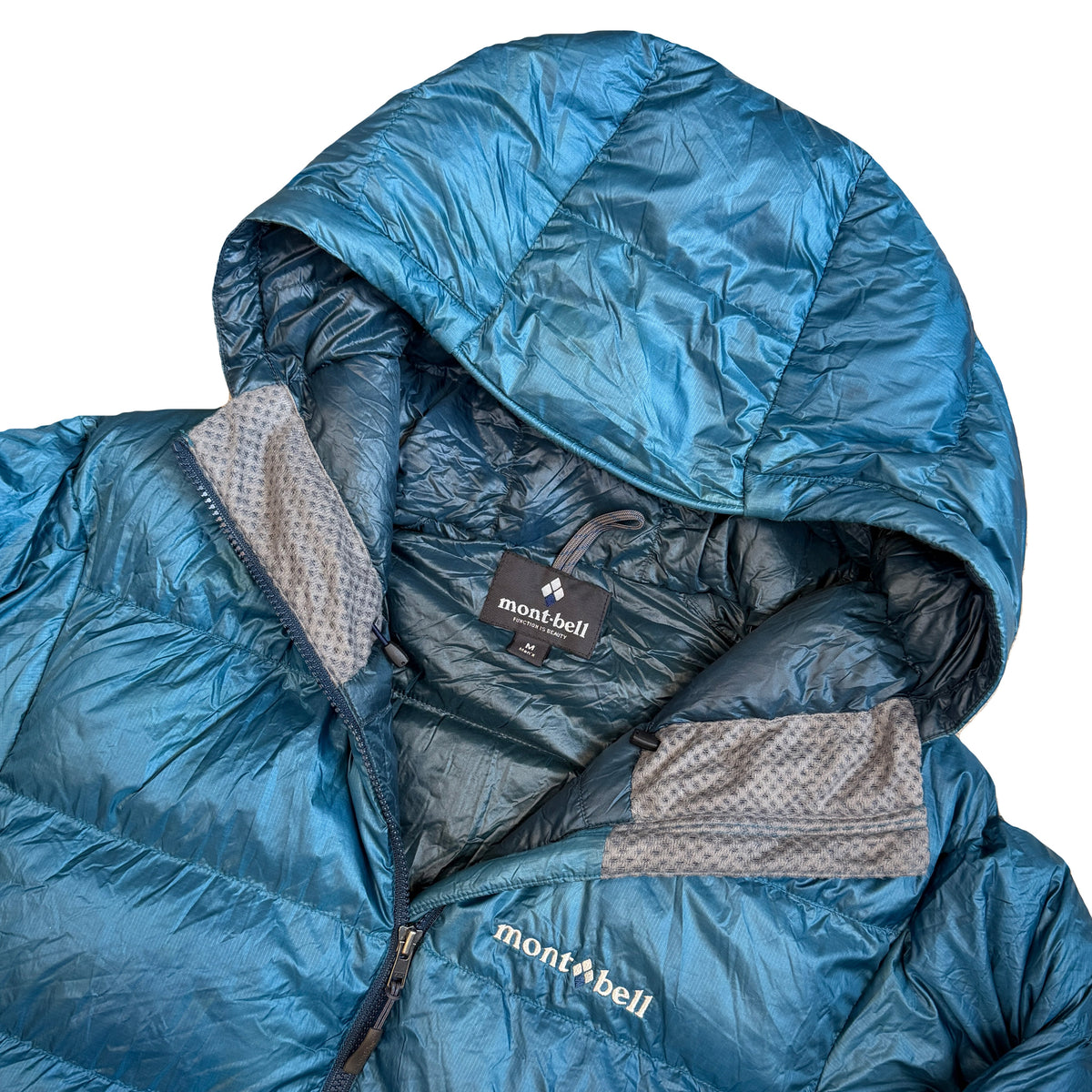 Montbell Alpine Down Parka Puffer Jacket In Blue (M) | Medium, Blue