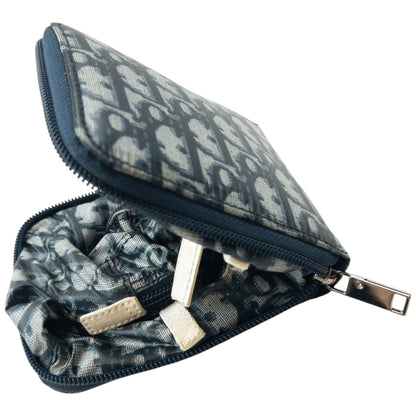 Vintage 2000s Dior Monogram Foldable Handbag | O/S, Blue
