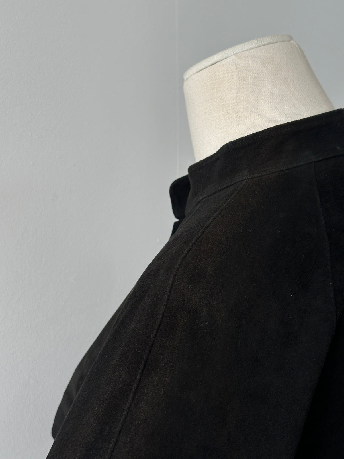 Gianni Versace x Beged-Or 1970s Suede Shirt - S | Black, Black