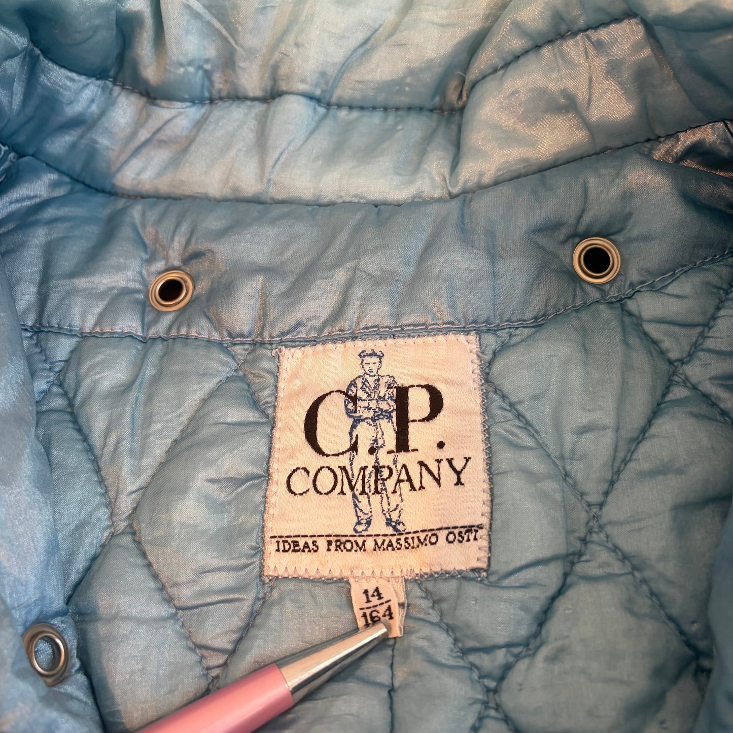 Vintage 1980s C.P. Company Puffer | Blue, Blue