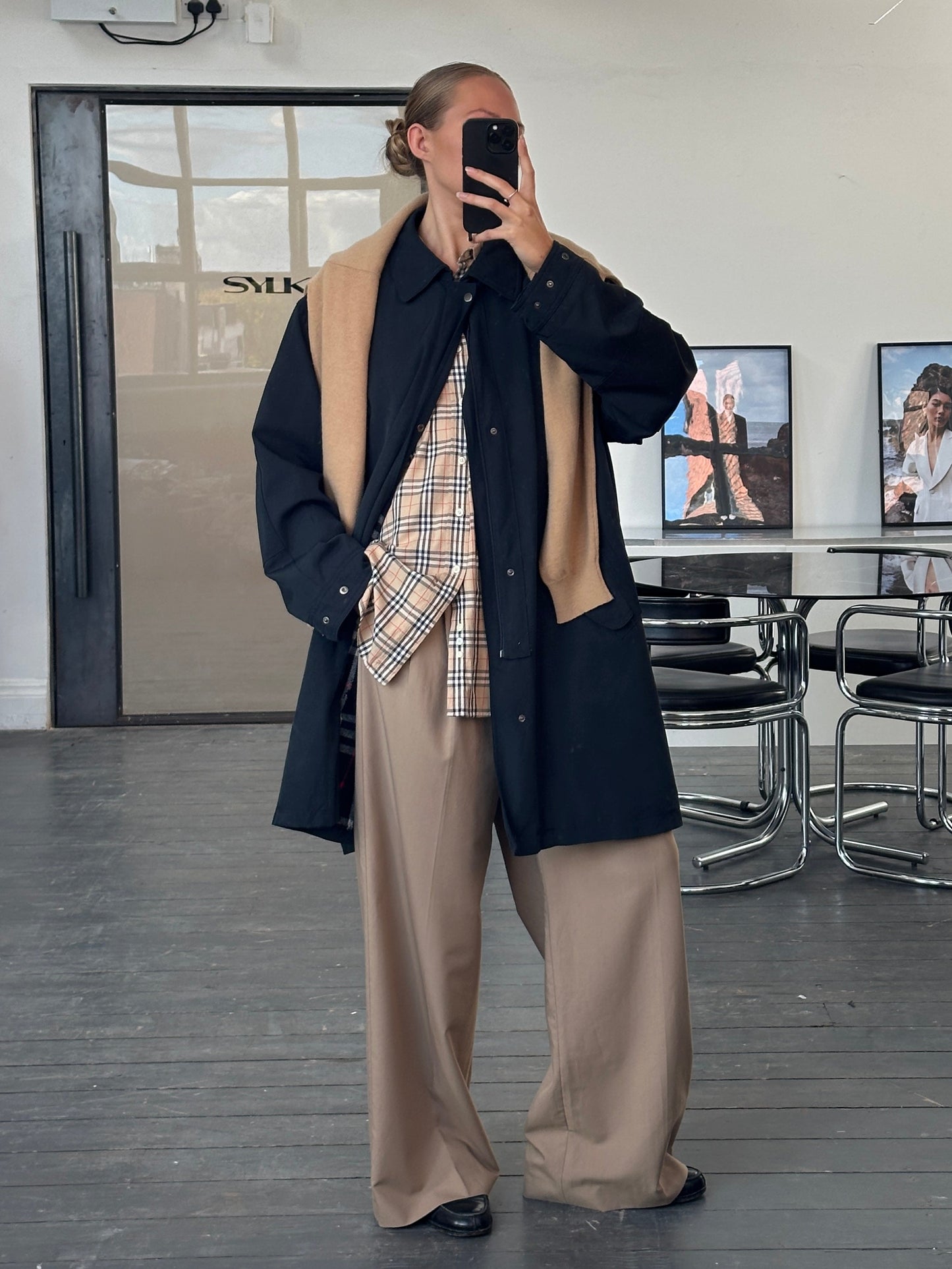 Burberry 1990s Waterproof Nova Check Trench Coat - XL/XXL