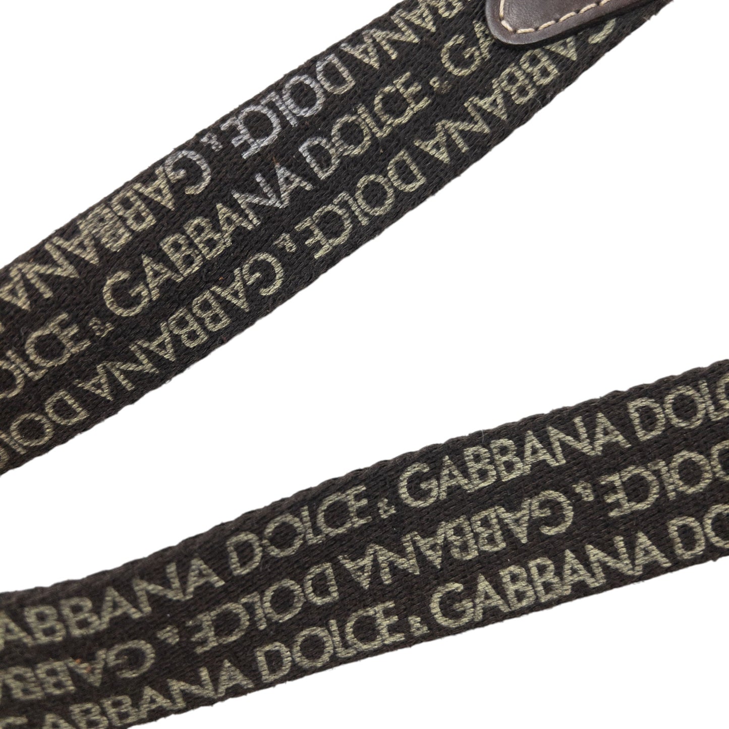 Vintage 2000s Dolce & Gabbana Monogram Belt Size W32 | O/S, Brown