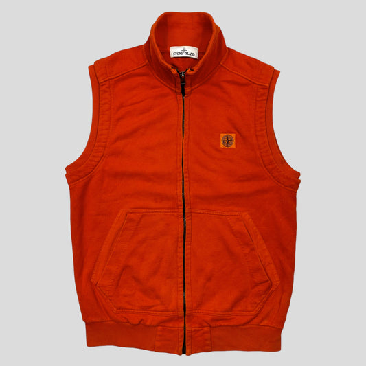 Stone Island Compass Cotton Gilet - M | Default Title, Orange