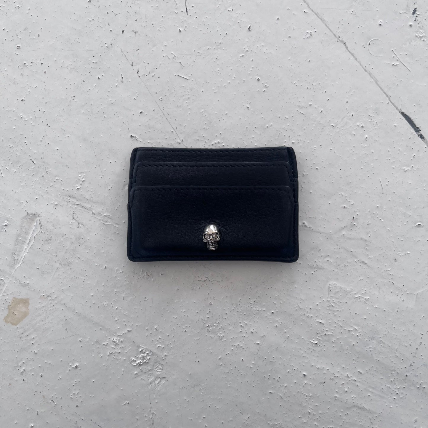 2000s alexander mcqueen cardholder | Black, Black