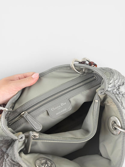 2009 Christian Dior Charming Lock Grey Handbag | O/S, Grey